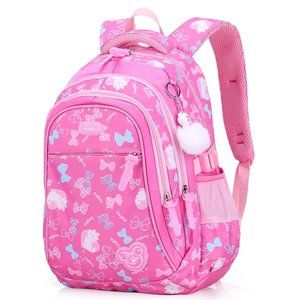 Wadan Girls 17.7-inch School Backpack Kids cute bag for 5+ years age